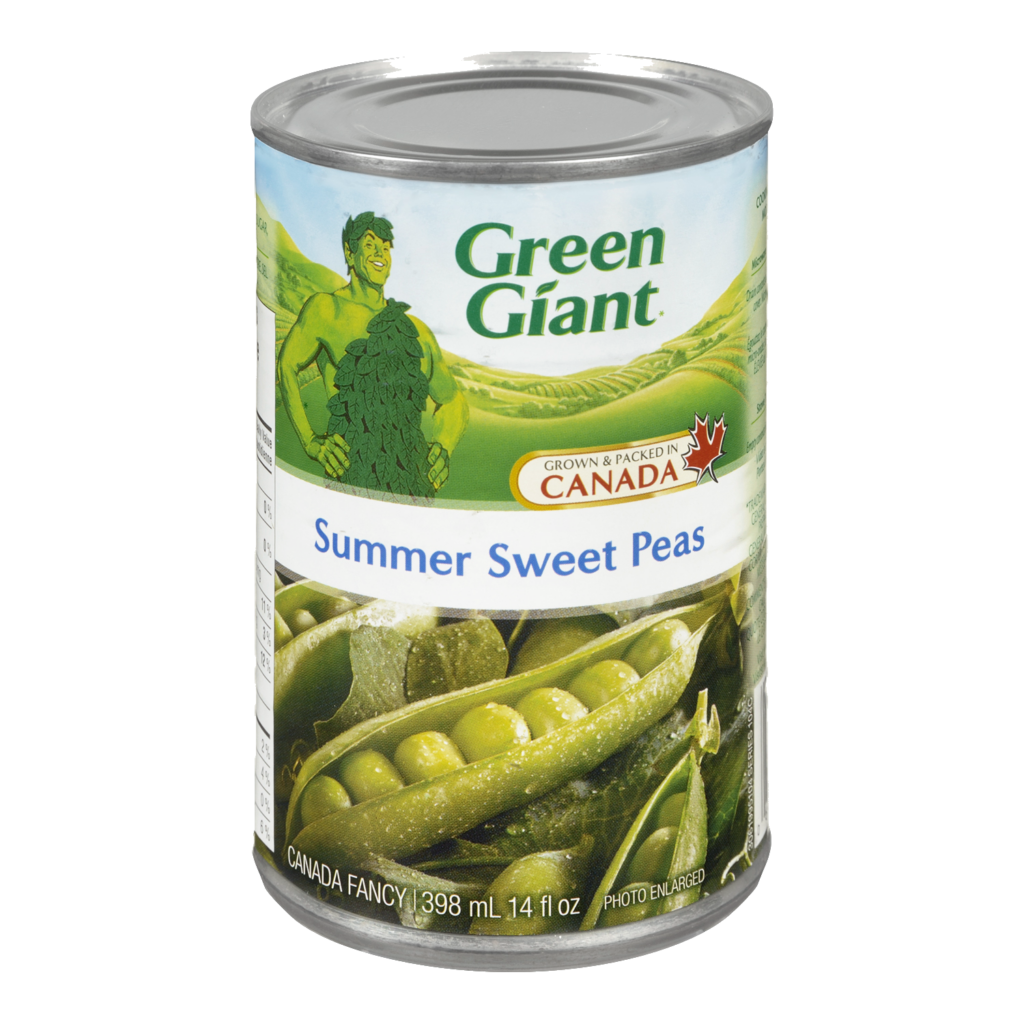 Canned Summer Sweet Peas Green Giant* Canada