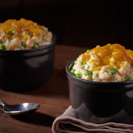 Image of Easy Mac and Cheese with Peas Recipe