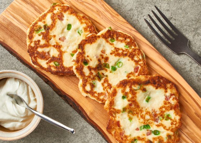 Cheddar Bacon Cauliflower Pancakes Green Giant* Canada