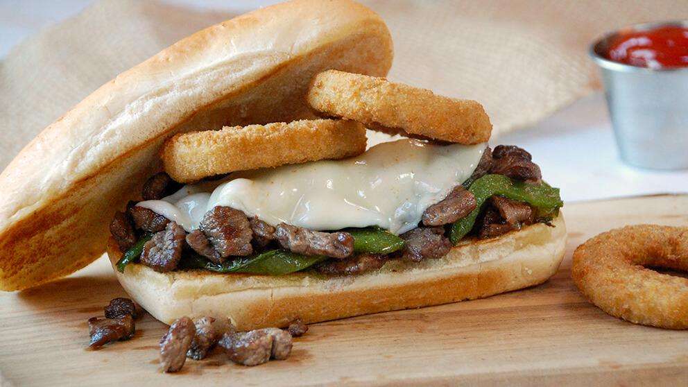 Image of FRENCH ONION CHEESESTEAK SANDWICH
