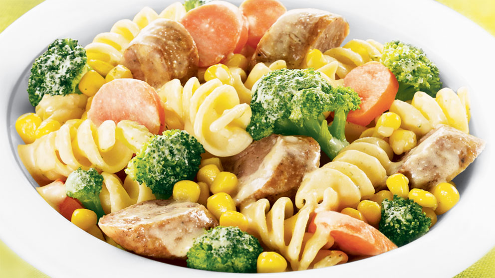 Image of Vegetable Pasta & Sausage Toss